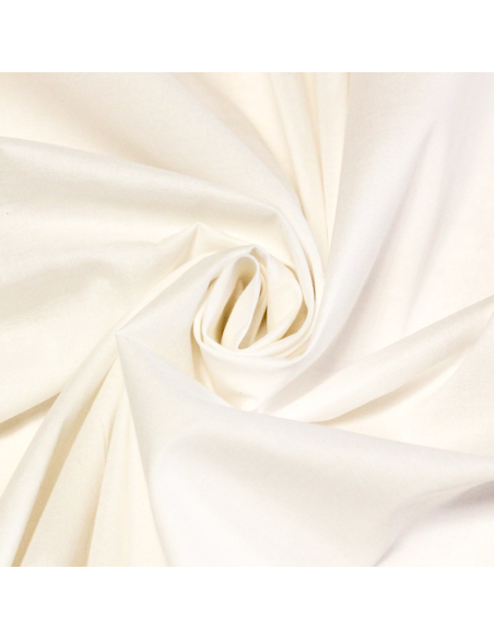 Popeline coton & élasthanne - Banc cassé