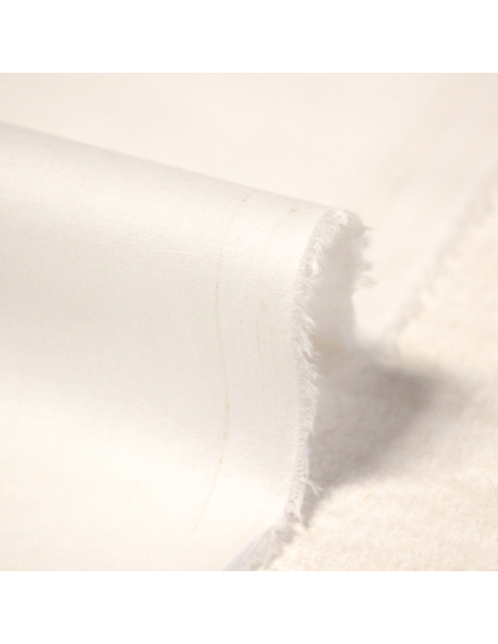 Popeline coton & élasthanne - Banc cassé