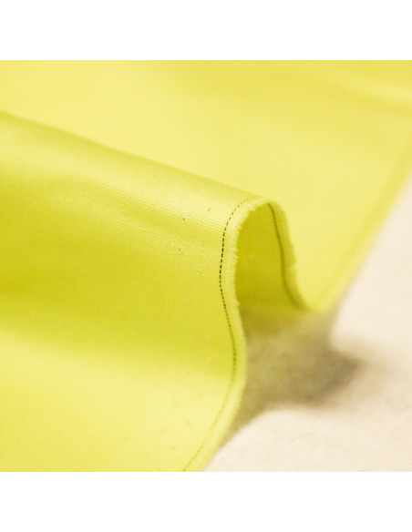 Popeline coton & élasthanne - Anis