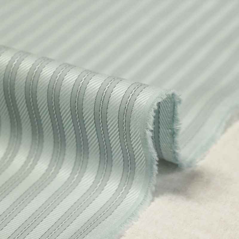 Popeline 100% coton peigné - Rayé...