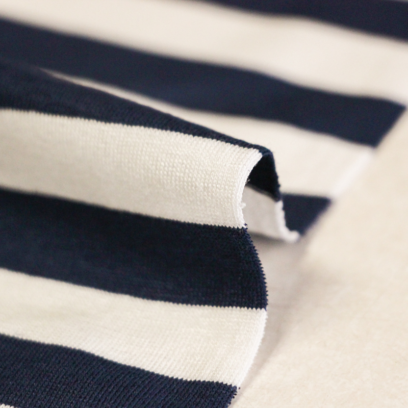 Jersey viscose & élasthanne - Rayé...