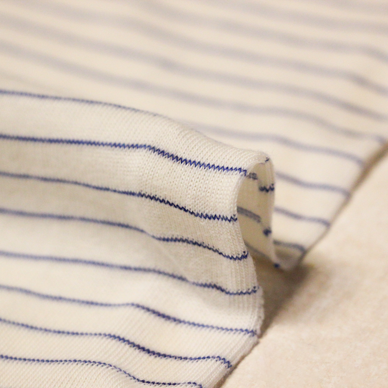 Jersey 100% coton - Rayures fines...