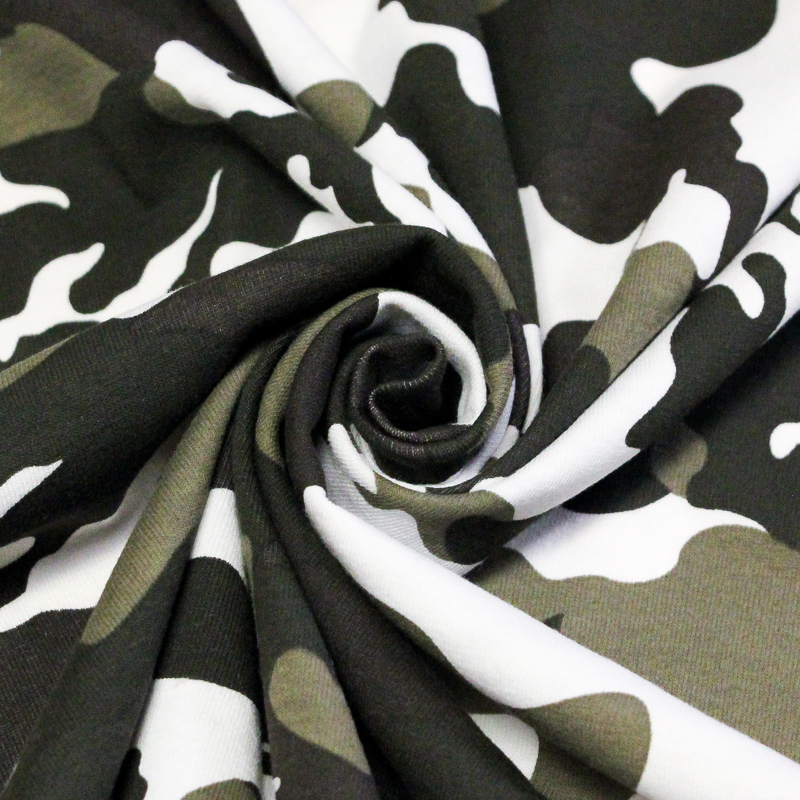 Jersey coton & élasthanne - Camouflage