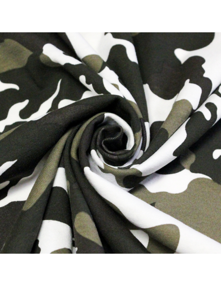 Jersey coton & élasthanne - Camouflage