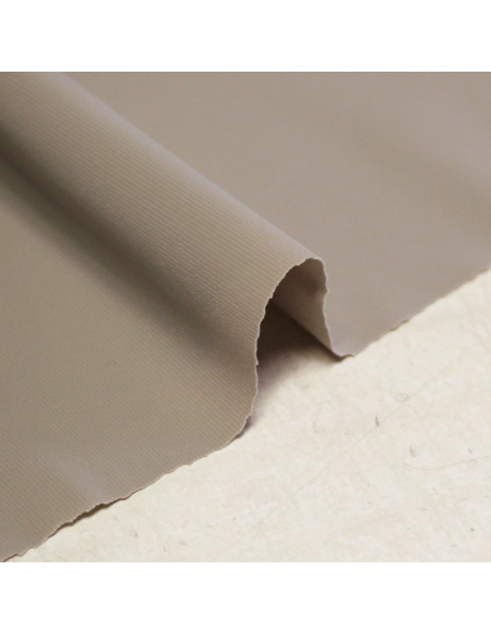 Tissu maillot de bain - Grège