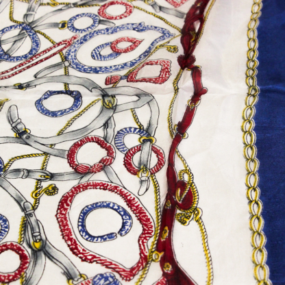 Carré 100% soie - Cordage...