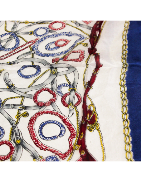 Carré 100% soie - Cordage d'élégance