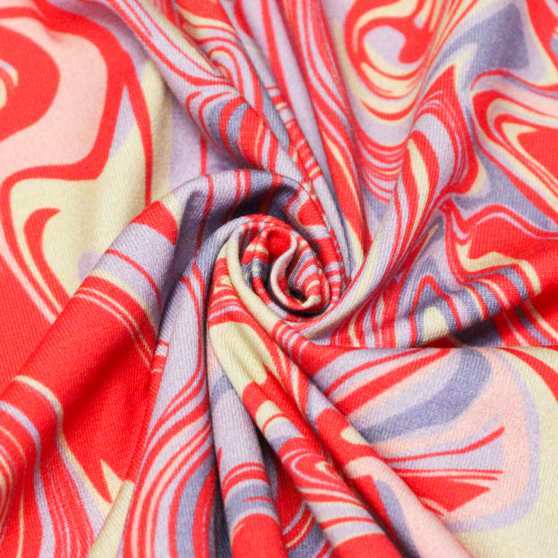 Jersey coton peigné & élasthanne -...