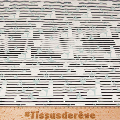 Jersey coton & élasthanne -... 2