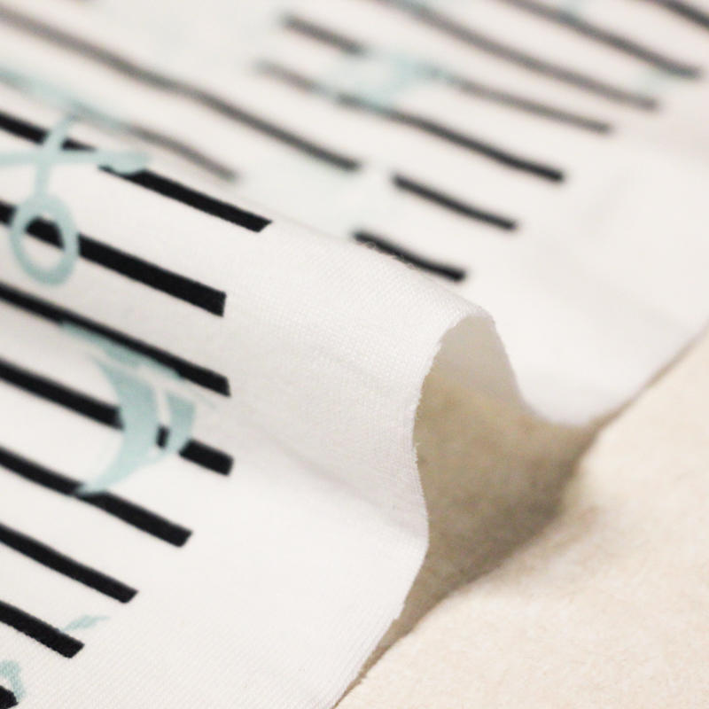 Jersey coton & élasthanne - Esprit marin