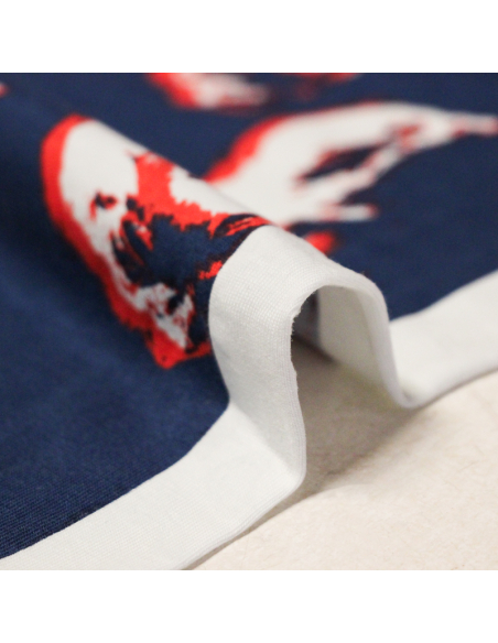 Jersey coton peigné & élasthanne - Icône graphique