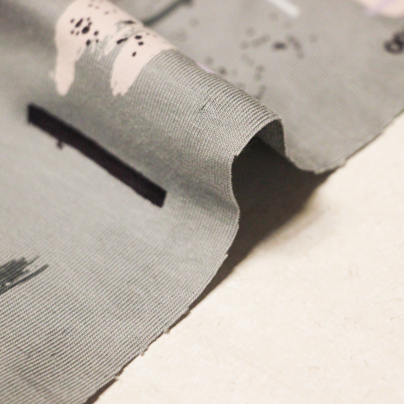 Jersey coton peigné & élasthanne -...