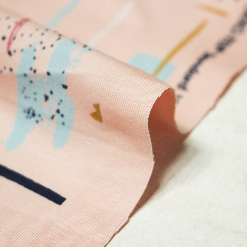 Jersey coton peigné & élasthanne -...