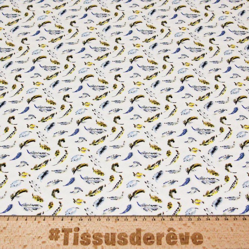 Jersey coton peigné & élasthanne -...