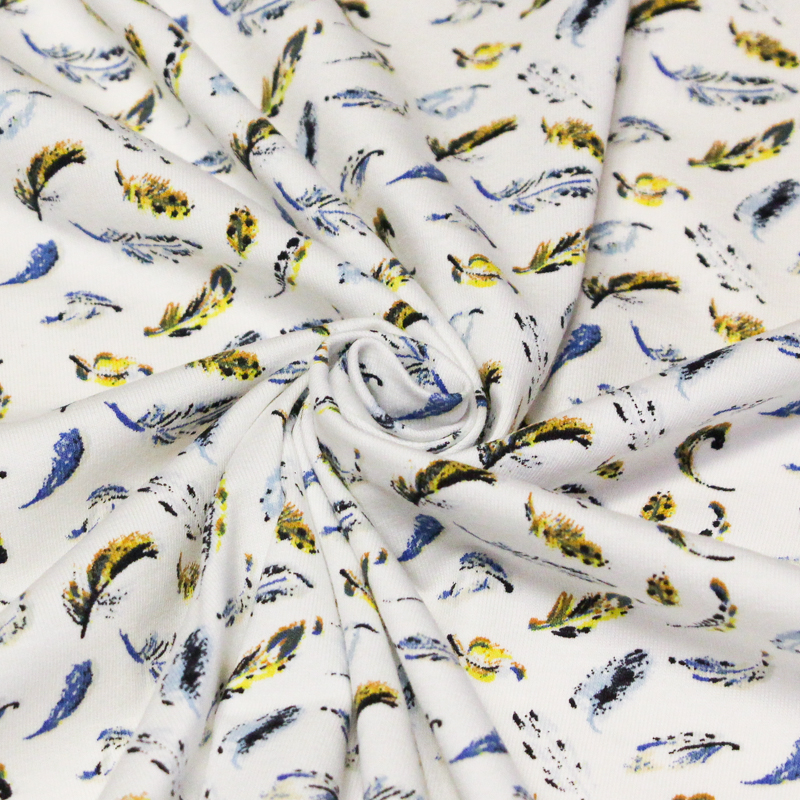 Jersey coton peigné & élasthanne -...