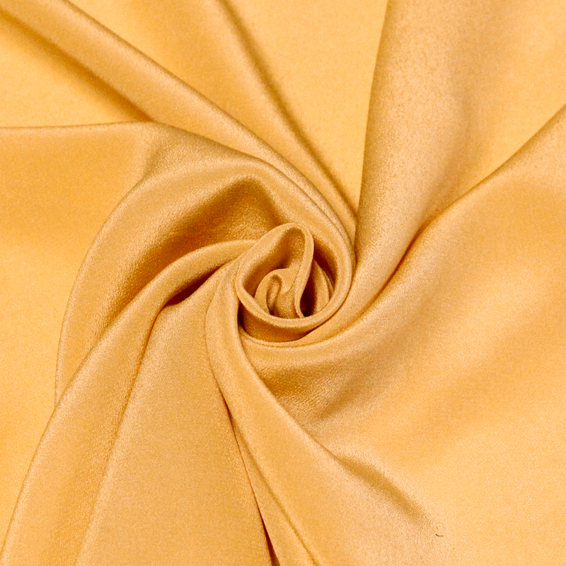 Crêpe de chine 100% soie - Orange pastel