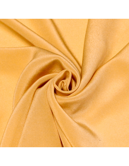 Crêpe de chine 100% soie - Orange pastel