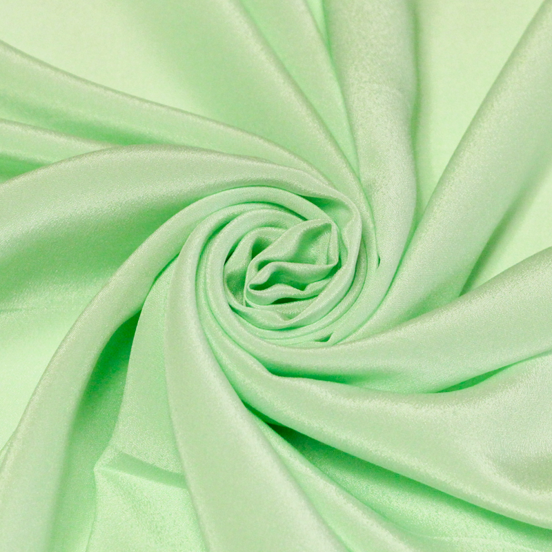 Crêpe de chine 100% soie - Vert pastel