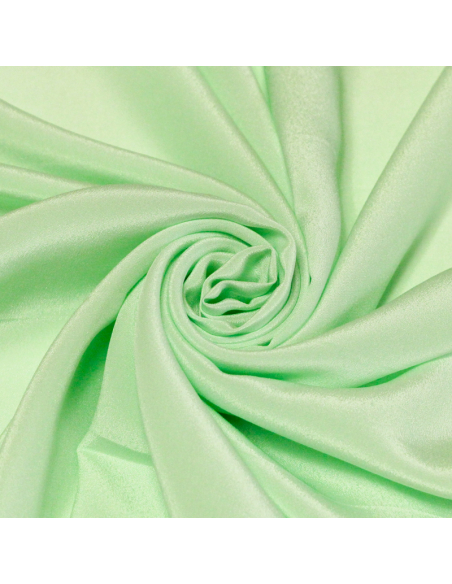 Crêpe de chine 100% soie - Vert pastel