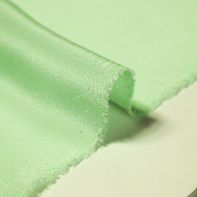 Crêpe de chine 100% soie - Vert pastel
