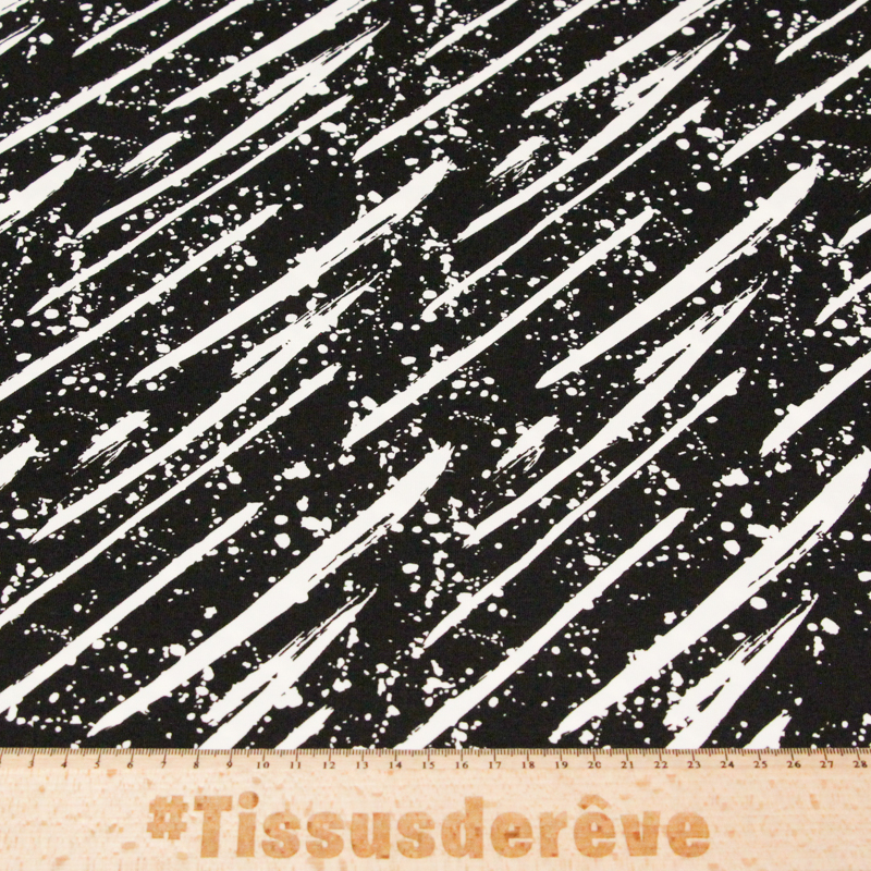 Jersey coton peigné & élasthanne –...