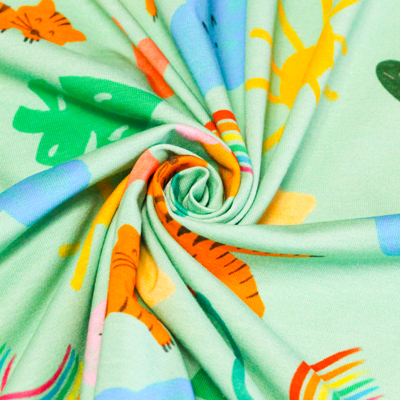 Jersey coton peigné & élasthanne –...