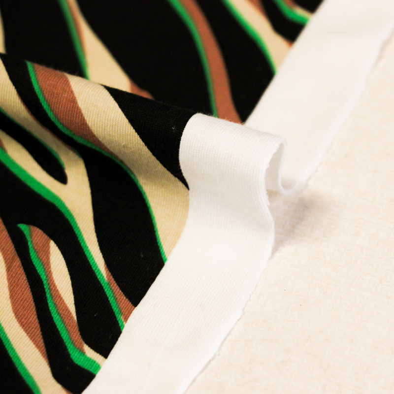 Jersey coton peigné & élasthanne –...