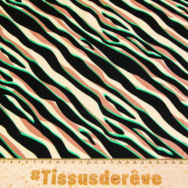 Jersey coton peigné & élasthanne –...