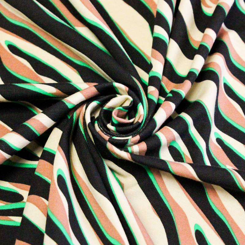 Jersey coton peigné & élasthanne –...