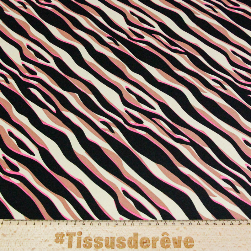 Jersey coton peigné & élasthanne –...