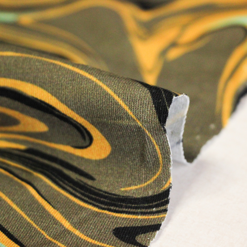 Jersey coton peigné & élasthanne –...