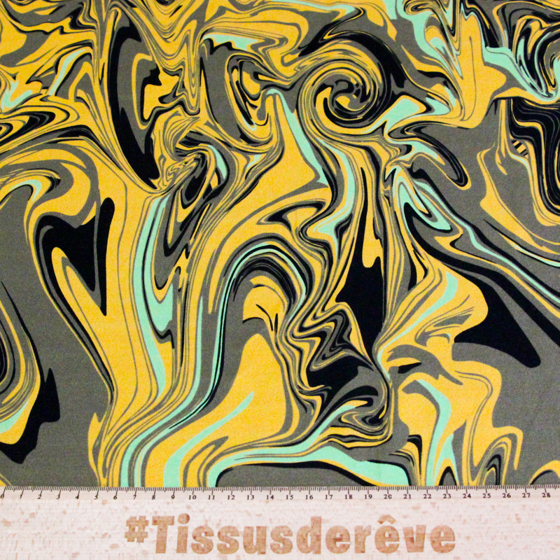 Jersey coton peigné & élasthanne –...