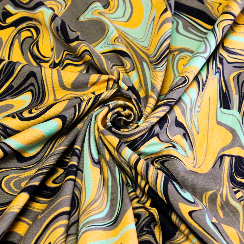 Jersey coton peigné & élasthanne –...