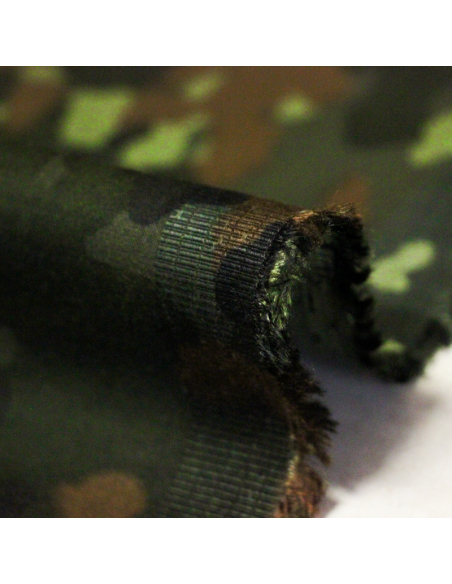 Satin coton viscose & élasthanne - Camouflage