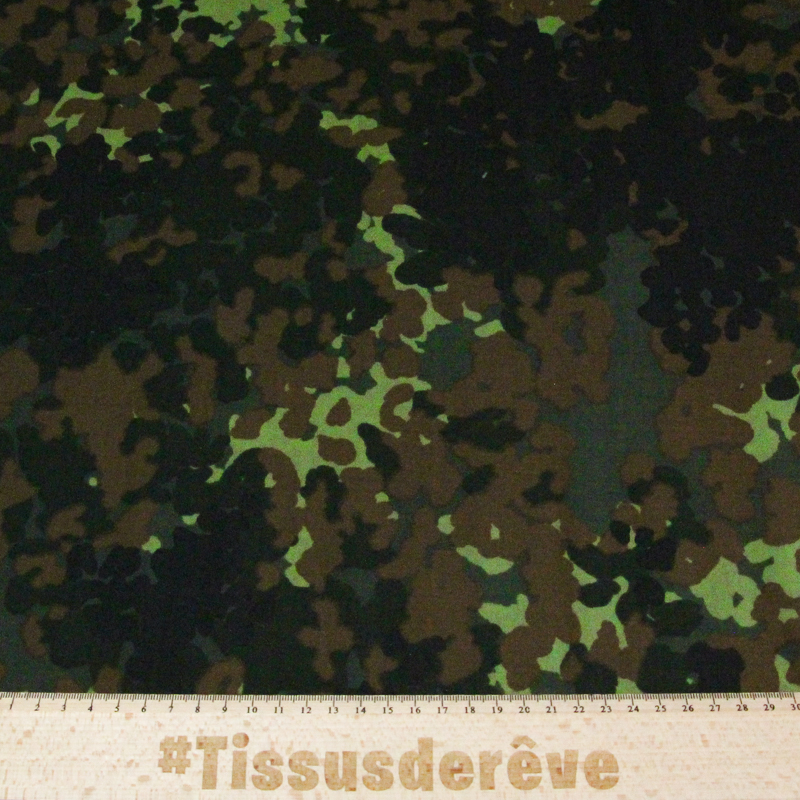 Satin coton viscose & élasthanne -...