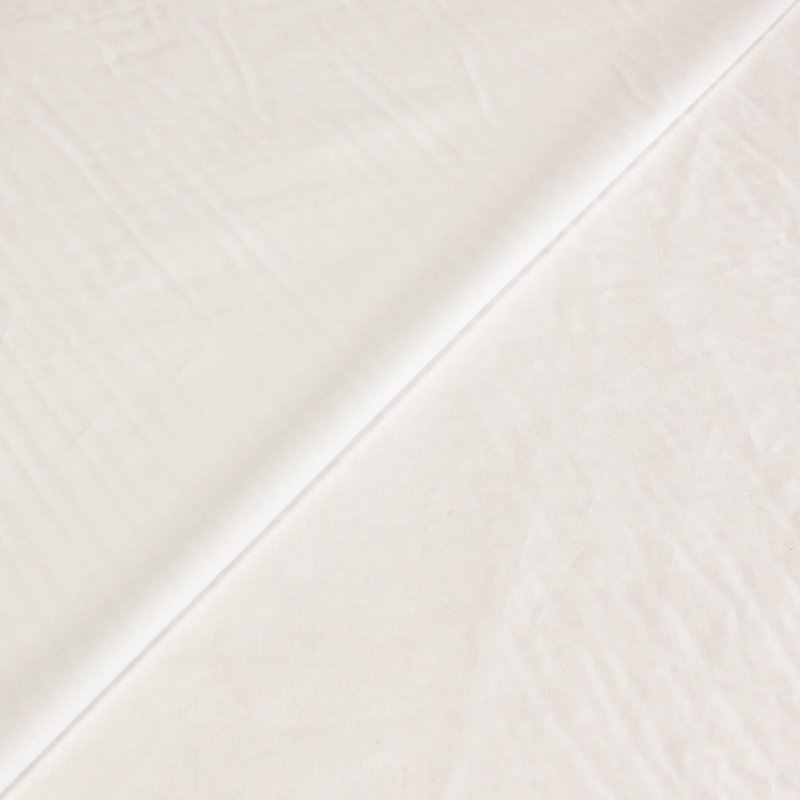 Voile 100% coton – Blanc cassé