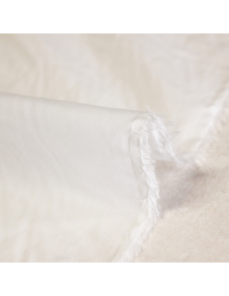 Voile 100% coton – Blanc cassé