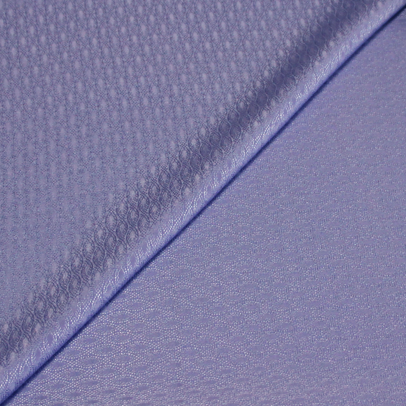 Satin 100% soie jacquard - Ill mauve