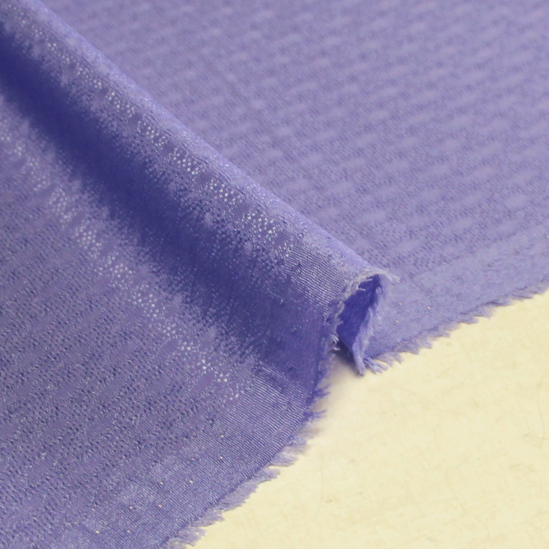 Satin 100% soie jacquard - Ill mauve