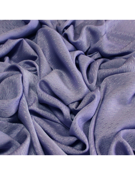 Satin 100% soie jacquard - Ill mauve