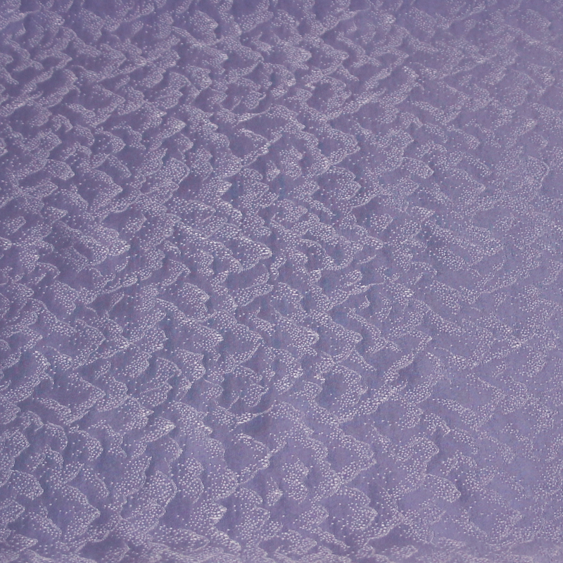 Satin 100% soie jacquard - Solange mauve