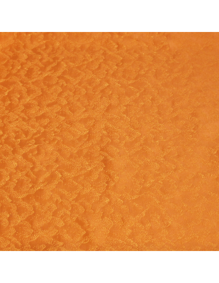 Satin 100% soie jacquard - Solange orange clair