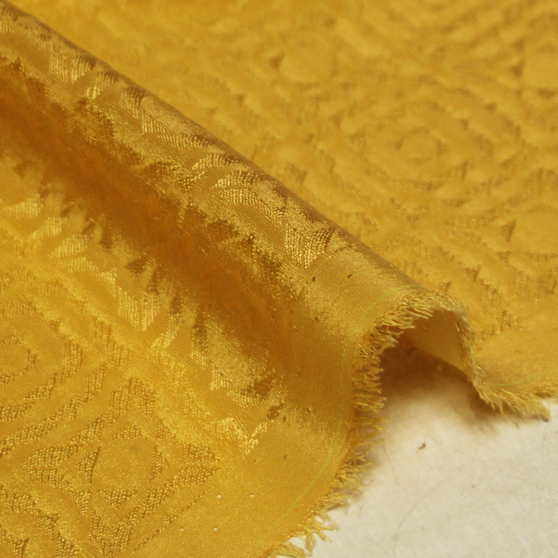 Satin 100% soie jacquard - Carré...