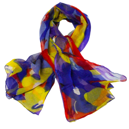 Carré mousseline 100% soie...