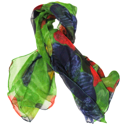 Carré mousseline 100% soie...