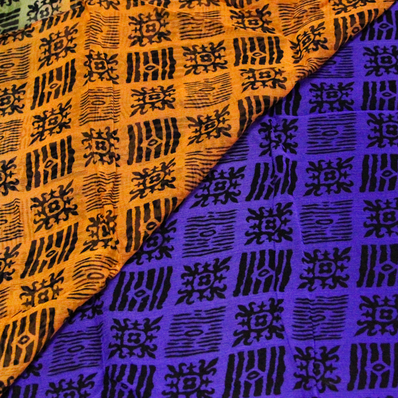 Carré mousseline 100% soie - Esprit...