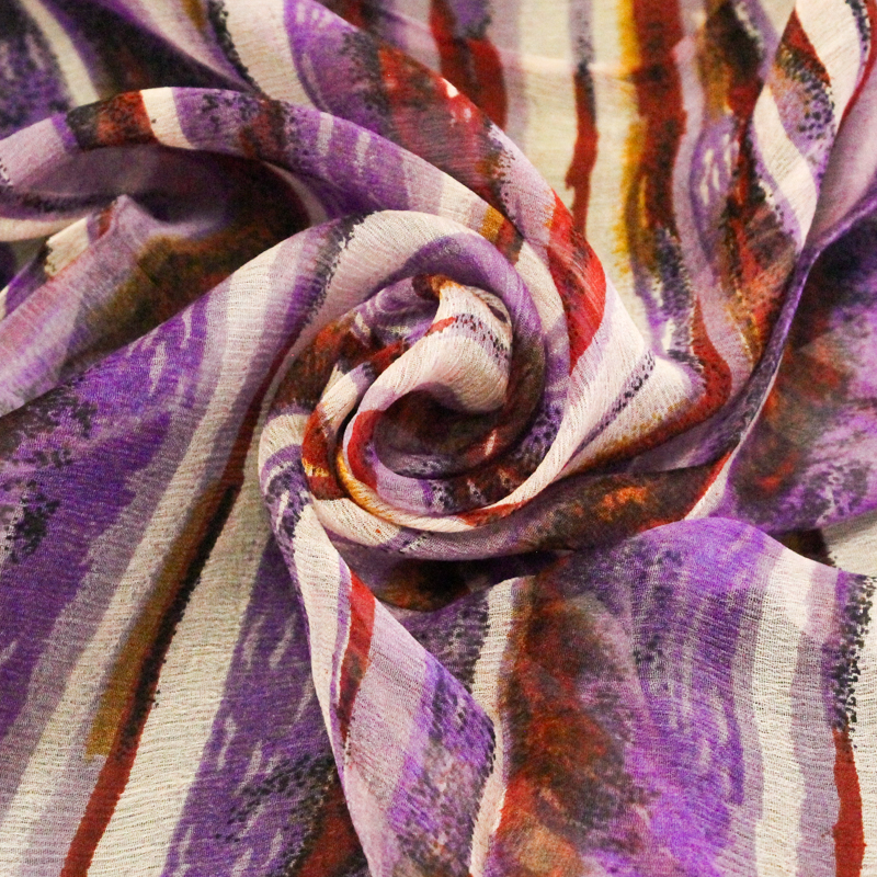 Carré mousseline 100% soie - Eclats...