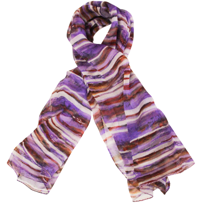 Carré mousseline 100% soie...