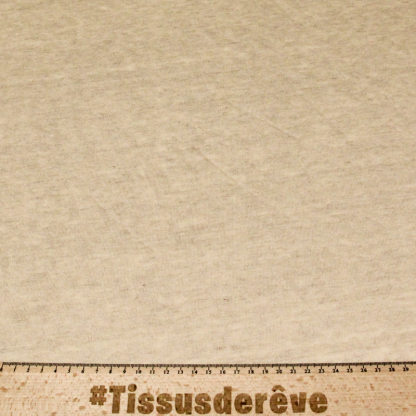Jersey 100% lin - Beige 2
