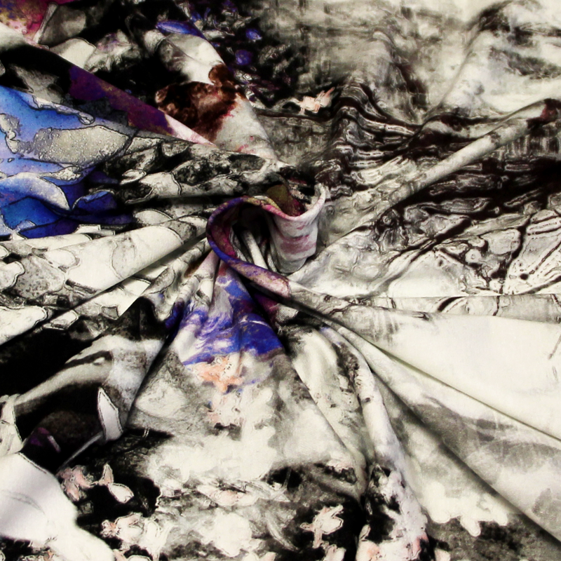 Jersey viscose & élasthanne - Forêt...